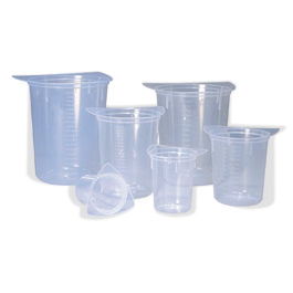 Plastic Lab Beakers