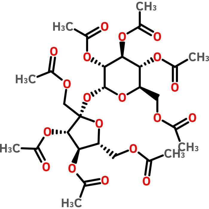 Octa-O-acetyl D-(+)-Sucrose