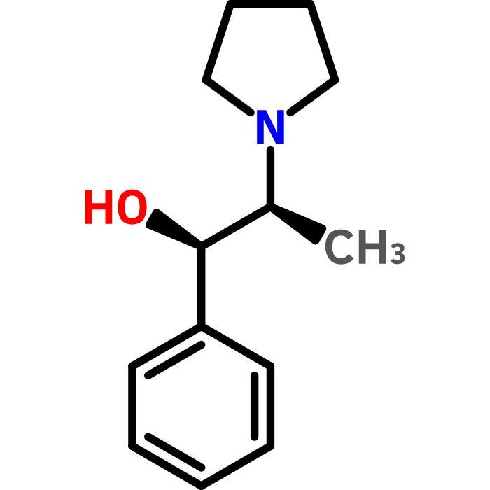 (1R,2S)-1-Phenyl-2-(1-pyrrolidinyl)propan-1-ol