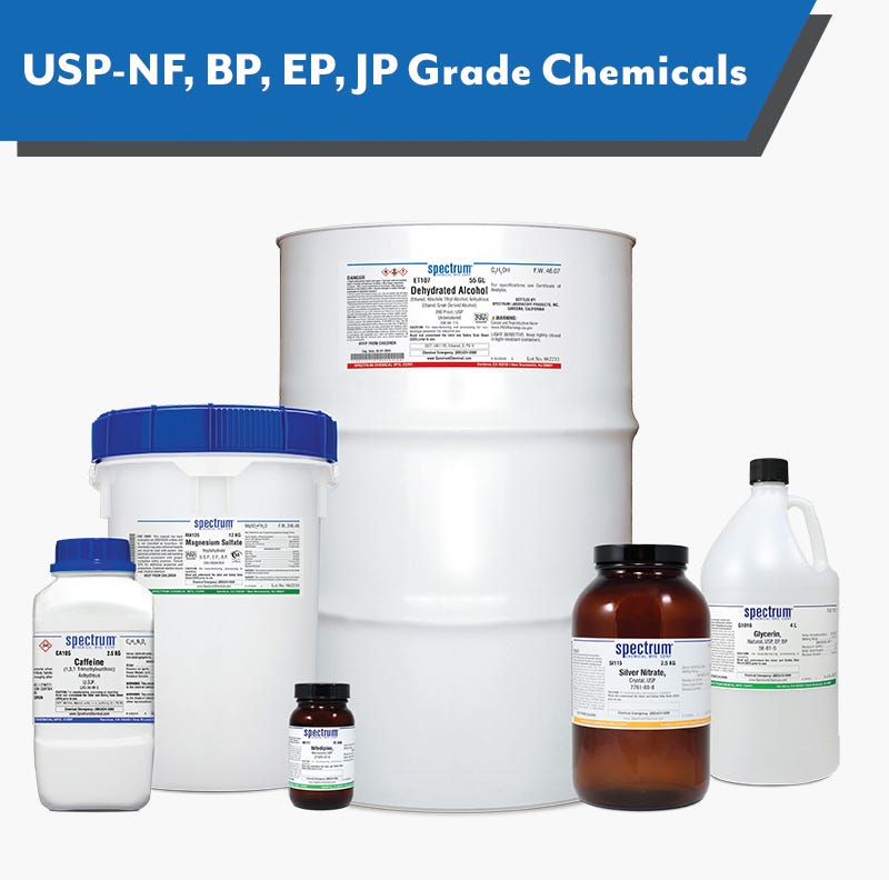 USP-NF, FCC, BP, EP, JP Grade Chemicals