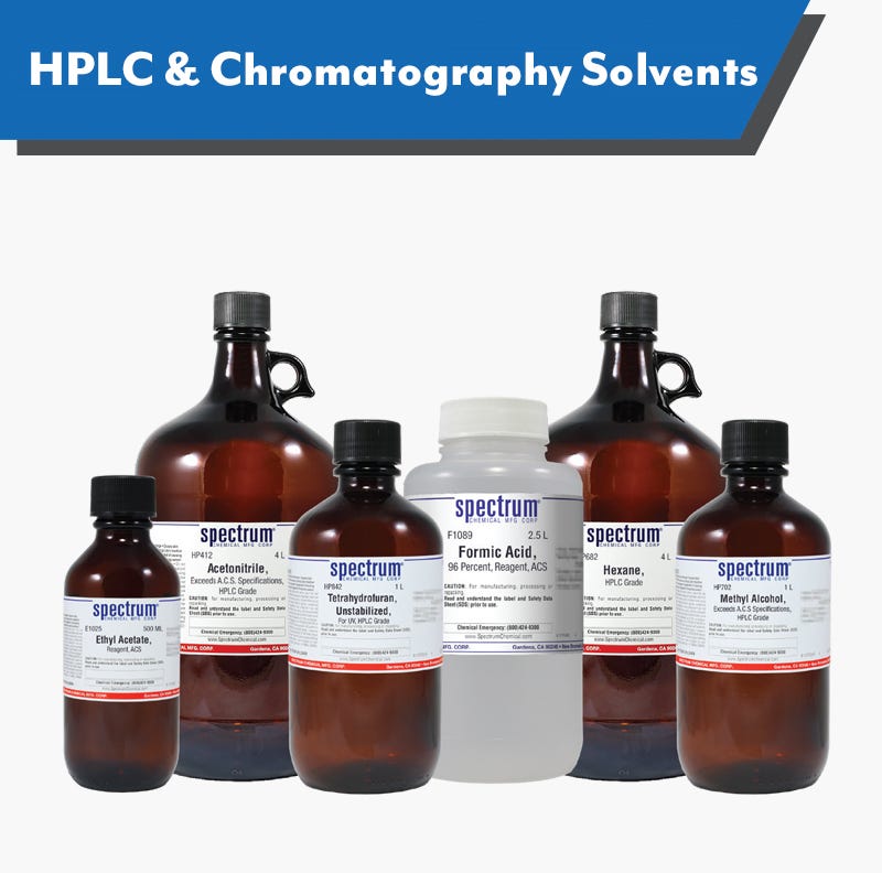 HPLC & Chromatography Solvents